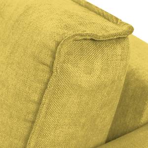 Canapé d'angle Grapefield Tissu - Jaune moutarde - Méridienne courte à gauche (vue de face)