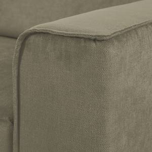 Ecksofa Grapefield Webstoff Taupe - Longchair davorstehend links