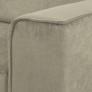 Ecksofa Grapefield Webstoff Warmes Beige - Longchair davorstehend links