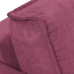 Ecksofa Grapefield Webstoff Lipstick Pink - Longchair davorstehend rechts