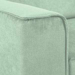 Ecksofa Grapefield Webstoff Mint - Longchair davorstehend rechts