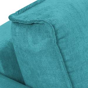 Ecksofa Grapefield Webstoff Mittelblau - Longchair davorstehend rechts