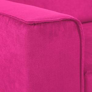 Ecksofa Grapefield Webstoff Pink - Longchair davorstehend rechts