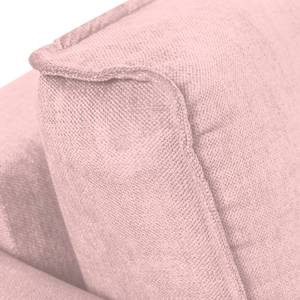 Ecksofa Grapefield Webstoff Rosa - Longchair davorstehend rechts