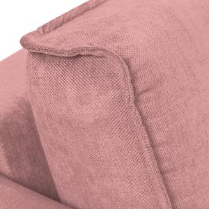 Ecksofa Grapefield Webstoff Rosé - Longchair davorstehend rechts