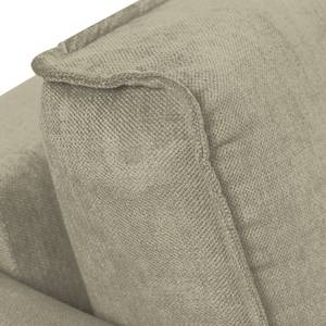 Ecksofa Grapefield Webstoff Warmes Beige - Longchair davorstehend rechts