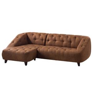 Ecksofa Graya Antiklederoptik - Cognac