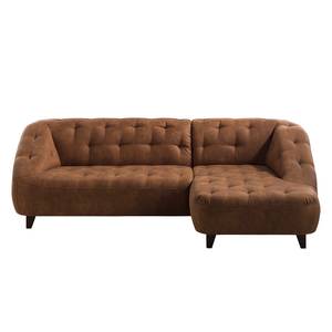 Ecksofa Graya Antiklederoptik - Cognac