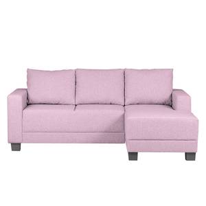 Ecksofa Greenwood I Webstoff Mauve - Longchair davorstehend rechts