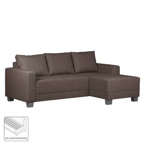 Ecksofa Greenwood I Webstoff Muskat - Longchair davorstehend rechts