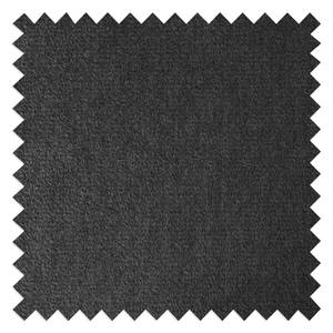 Canapé d'angle Greenwood II Tissu Anthracite - Méridienne courte à droite (vue de face)