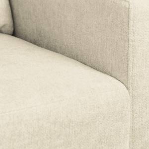 Ecksofa Greenwood II Webstoff Creme - Longchair davorstehend links