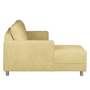 Ecksofa Greenwood II Webstoff Champagner - Longchair davorstehend links