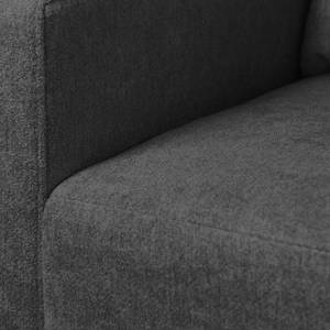 Ecksofa Greenwood II Webstoff Anthrazit - Longchair davorstehend rechts