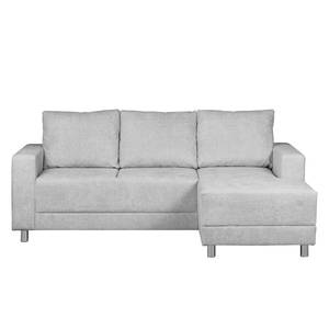 Ecksofa Greenwood II Webstoff Kies - Longchair davorstehend rechts