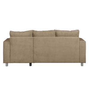 Ecksofa Greenwood III Cord Cappuccino - Longchair davorstehend rechts