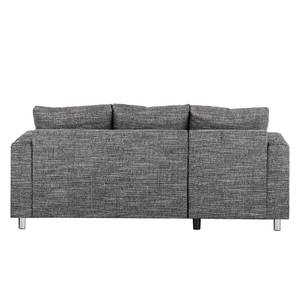 Ecksofa Greenwood Strukturstoff - Strukturstoff Lawan: Schwarz - Longchair davorstehend links