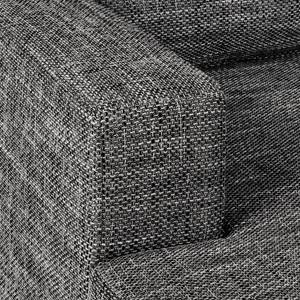 Ecksofa Greenwood Strukturstoff - Strukturstoff Lawan: Schwarz - Longchair davorstehend links