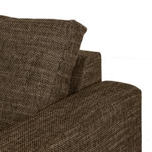 Ecksofa Greenwood Strukturstoff - Strukturstoff Lawan: Braun - Longchair davorstehend rechts