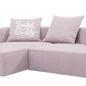 Ecksofa Heaven Casual Webstoff Stoff TBO: 57 pastel blossom - Longchair davorstehend links - Keine Funktion