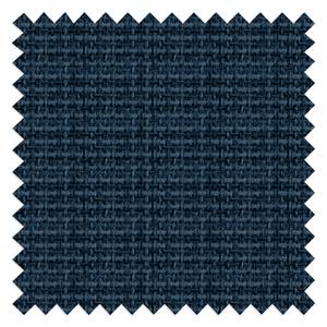 Hoekbank Heaven Colors Style M geweven stof - Stof TCU: 16 navy blue - Longchair vooraanzicht links - Slaapfunctie - Opbergruimte