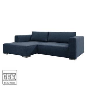 Ecksofa Heaven Colors Style S Webstoff Stoff TCU: 16 navy blue - Longchair davorstehend links - Keine Funktion