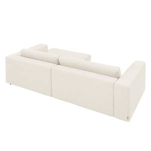 Ecksofa Heaven Colors Style S Webstoff Stoff TCU: 0 pure white - Longchair davorstehend rechts - Keine Funktion