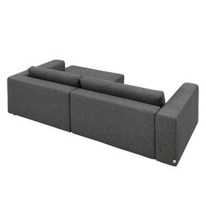 Ecksofa Heaven Colors Style S Webstoff Stoff TCU: 19 pencil grey - Longchair davorstehend rechts - Keine Funktion