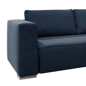 Hoekbank Heaven Colors Style XL geweven stof - Stof TCU: 16 navy blue - Longchair vooraanzicht rechts - Slaapfunctie