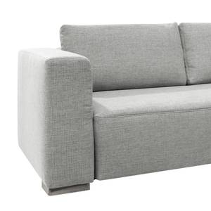 Ecksofa Heaven Colors Style XL Webstoff Webstoff - Stoff TCU: 9 light grey - Longchair davorstehend rechts - Schlaffunktion