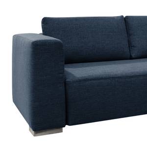 Canapé d'angle Heaven Colors Style XL Tissu - Tissu TCU : 16 navy blue - Méridienne courte à droite (vue de face) - Sans fonction