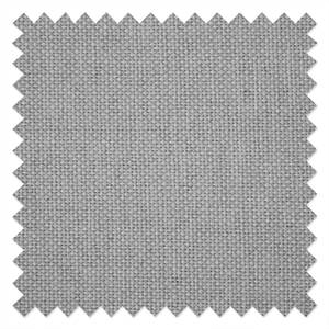 Hoekbank Heaven Stripe geweven stof longchair vooraanzicht rechts - Lichtgrijs/lavendelkleurig - 3 kussens