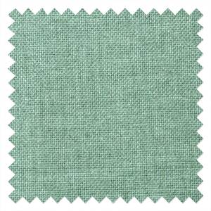 Ecksofa Heaven Stripe Webstoff Longchair davorstehend rechts - Hellgrau/Mint - Ohne Kissen