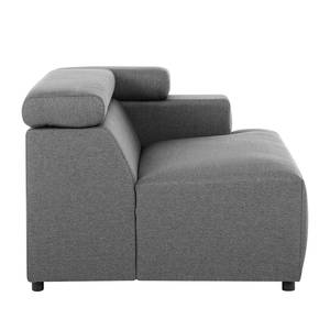 Ecksofa Hillier Webstoff Anthrazit Webstoff Anthrazit - Longchair davorstehend links