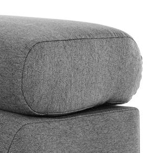 Ecksofa Hillier Webstoff Anthrazit Webstoff Anthrazit - Longchair davorstehend rechts