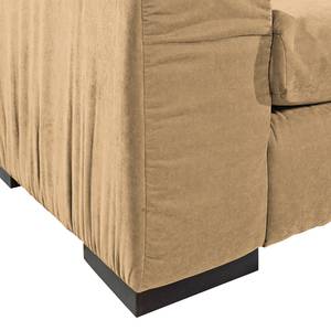 Ecksofa Hixon I Webstoff Beige - Longchair davorstehend rechts