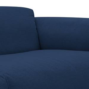 Ecksofa HUDSON mit Rundecke Webstoff Anda II: Blau - Ecke davorstehend rechts