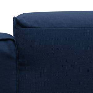 Ecksofa HUDSON mit Rundecke Webstoff Anda II: Blau - Ecke davorstehend rechts