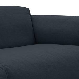 Ecksofa HUDSON mit Rundecke Webstoff Anda II: Grau - Ecke davorstehend rechts