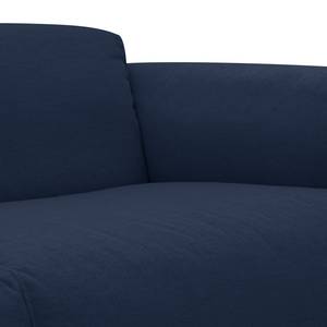 Hoekbank HUDSON 3-zits met chaise longue Geweven stof Milan: Lichtblauw - Breedte: 295 cm - Longchair vooraanzicht links