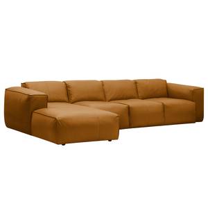 Ecksofa Hudson V Echtleder Echtleder Neka: Cognac - Longchair davorstehend links