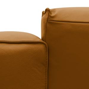 Ecksofa Hudson V Echtleder Echtleder Neka: Cognac - Longchair davorstehend rechts