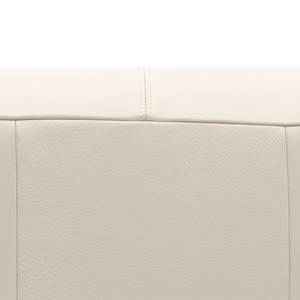 Ecksofa Hudson V Echtleder Echtleder Neka: Creme - Longchair davorstehend links