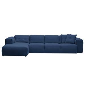 Ecksofa Hudson V Webstoff Webstoff Anda II: Blau - Longchair davorstehend links