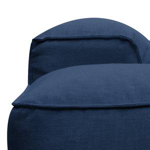 Ecksofa Hudson V Webstoff Webstoff Anda II: Blau - Longchair davorstehend links