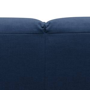 Canapé d'angle Hudson V Tissu Tissu Anda II : Bleu - Méridienne courte à droite (vue de face)