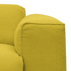 Ecksofa Hudson V Webstoff Webstoff Milan: Gelb - Longchair davorstehend rechts