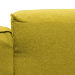 Ecksofa Hudson V Webstoff Webstoff Milan: Gelb - Longchair davorstehend rechts