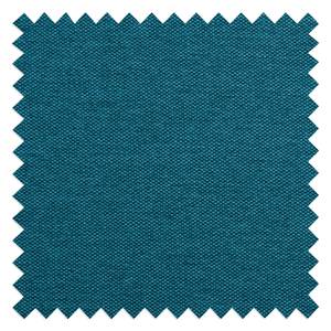 Hoekbank Hudson V geweven stof Geweven stof Anda II: Turquoise - Longchair vooraanzicht rechts