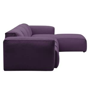 Ecksofa Hudson V Webstoff Webstoff Anda II: Violett - Longchair davorstehend rechts